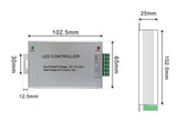 12V/24V 24A RGB LED Strip Controller with IR 44 Key Remote For RGB SMD 5050 3528 - UK LED Lights