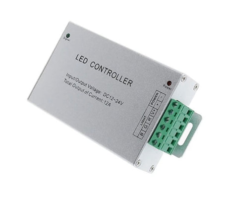 12V/24V 24A RGB LED Strip Controller with IR 44 Key Remote For RGB SMD 5050 3528 - UK LED Lights