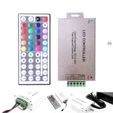 12V/24V 24A RGB LED Strip Controller with IR 44 Key Remote For RGB SMD 5050 3528 - UK LED Lights