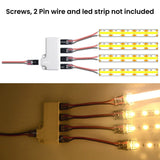 12V/24V 2Pin LED Strip 2/3/4 Way Connector For Power Distribution Single Colour LED - UK LED Lights