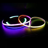 Addressable Digital Pixel RGB COB Strip 24V IP68 Waterproof 720 LEDs/m WS2811 - UK LED Lights