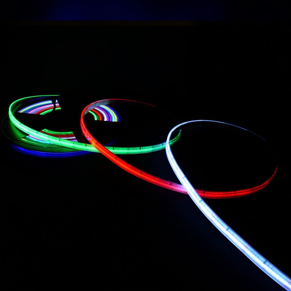 Addressable Digital Pixel RGB COB Strip 24V IP68 Waterproof 720 LEDs/m WS2811 - UK LED Lights