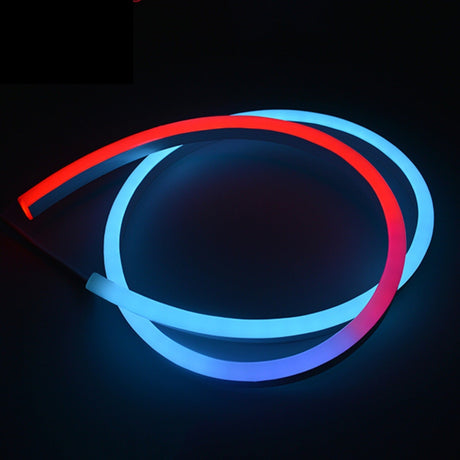 Addressable Digital Pixel RGB Neon Flex 24V 12x20 WS2811 10cm Cut - UK LED Lights