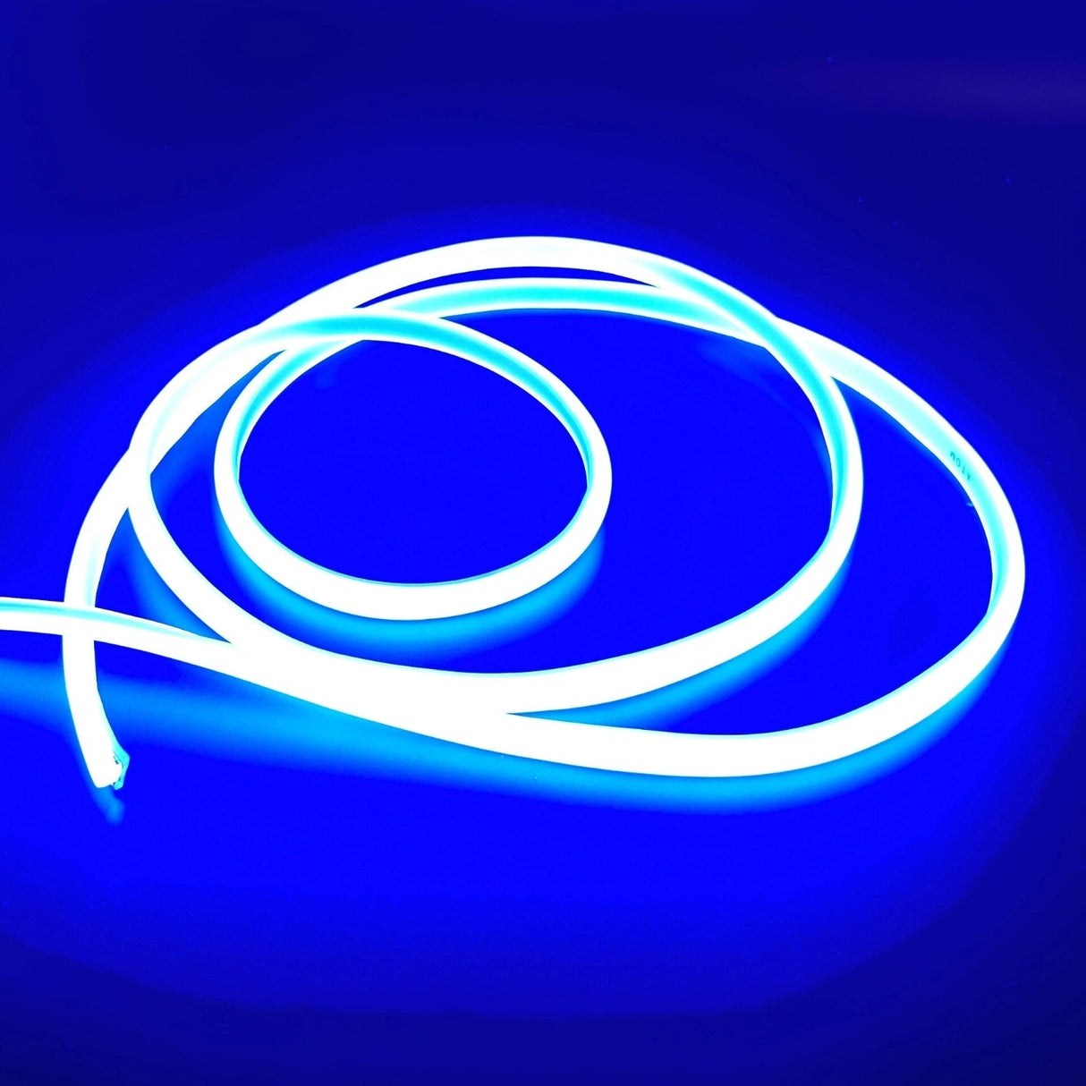 Blue COB LED Strip Light 220V 240V 288 LEDs/m IP65 with UK Plug - UK LED Lights