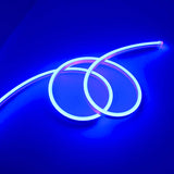 Blue LED Neon Flex 12V 8x16mm 120 LEDs/m IP65 Waterproof 5 Metre - UK LED Lights