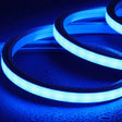 Blue LED Neon Flex 16x16mm 220V 240V Top Bending 120LEDs/m 20cm Cut IP65 Waterproof with UK Plug - UK LED Lights