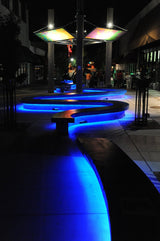 Blue LED Neon Flex AC 220V 240V 8x16mm 120LEDs/m IP65 Waterproof with UK Plug - UK LED Lights