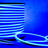 Blue LED Neon Flex AC 220V 240V 8x16mm 120LEDs/m IP65 Waterproof with UK Plug - UK LED Lights