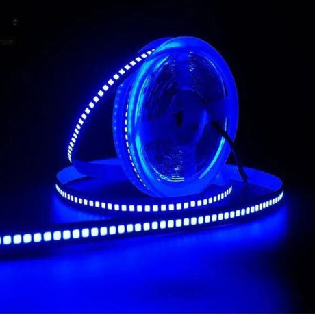 Blue LED Strip Light 12V 240 LEDs/m 1200 LEDs IP20 Non Waterproof 5 Metre Strip - UK LED Lights