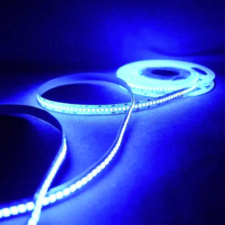 Blue LED Strip Light 12V 240 LEDs/m 1200 LEDs IP20 Non Waterproof 5 Metre Strip - UK LED Lights