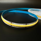 CCT COB LED Strip 2700K to 6500K 24V 480 LEDs/m IP20 10mm Wide - UK LED Lights