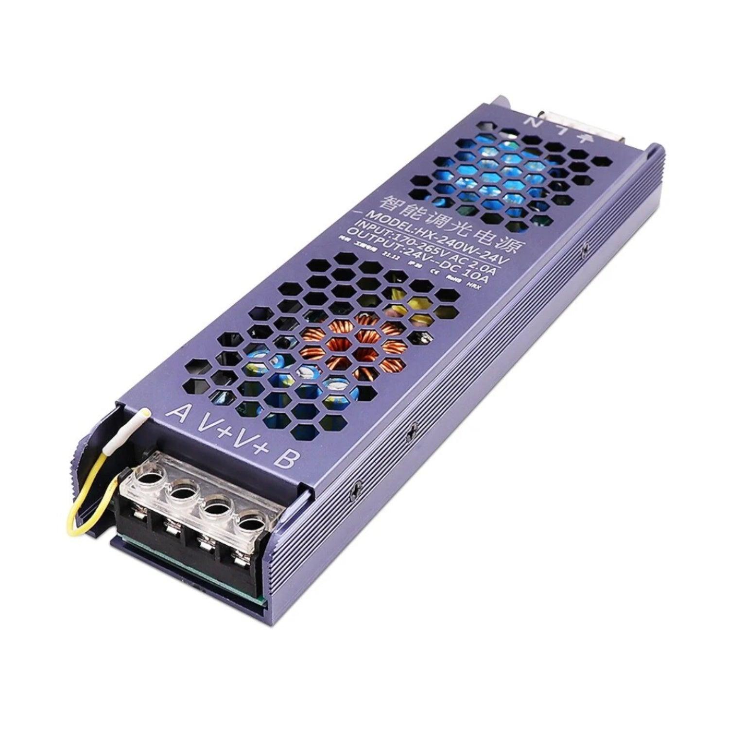 CCT LED Strip Dimmable Power Supply 24V Transformer with Dimmer Function UK LED Lights