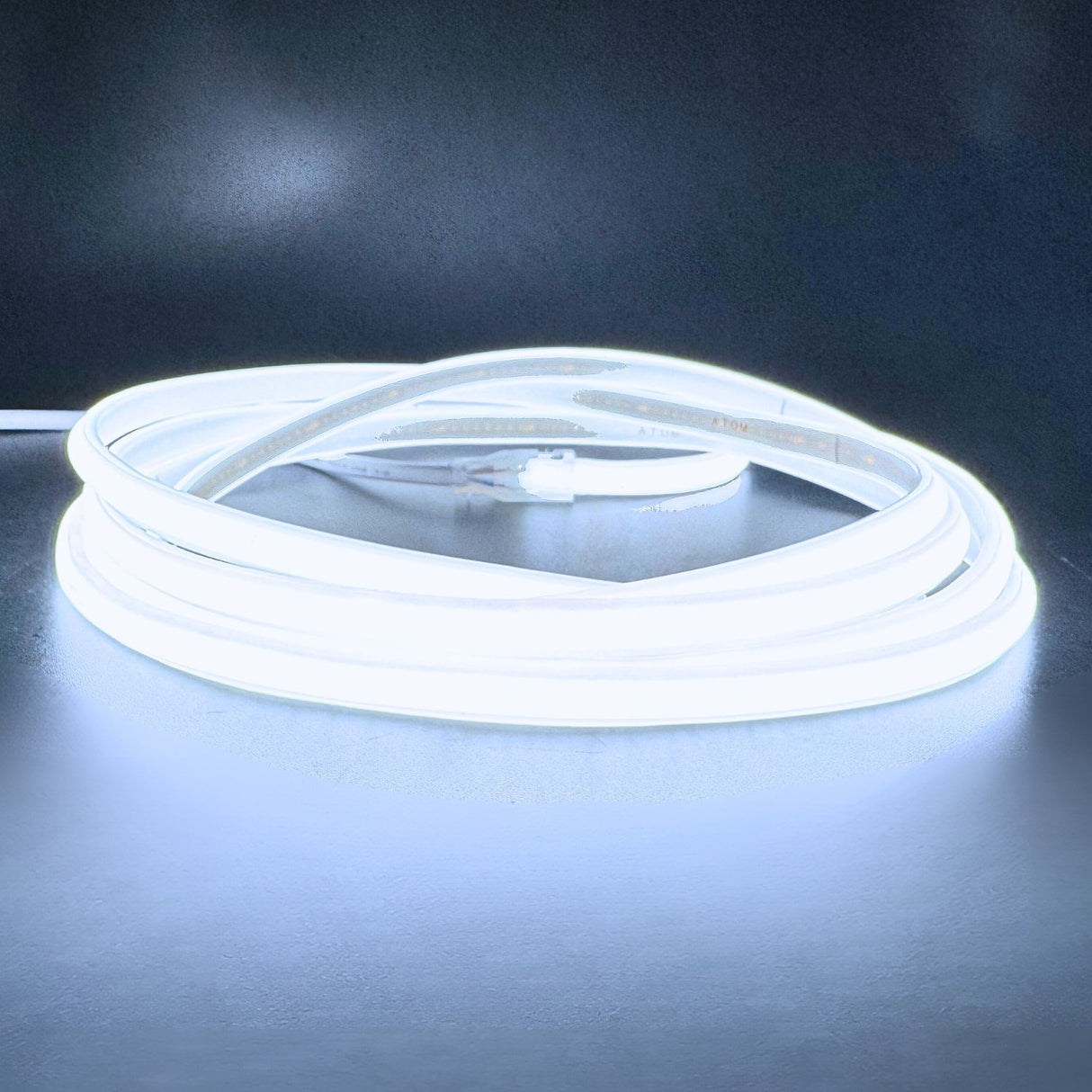 COB LED Strip 220V 240V Cool White Neon Flex 6000K 288 LEDs/m IP65 with UK Plug - UK LED Lights