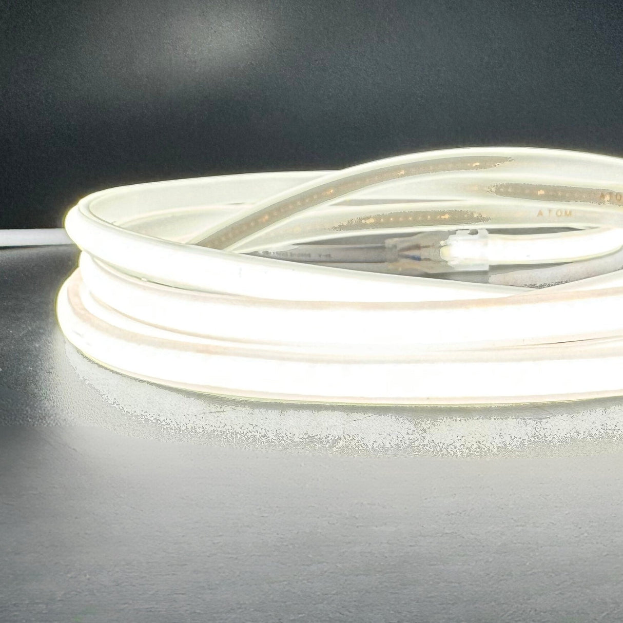 COB LED Strip 220V 240V Natural White 4000K 288 LEDs/m IP65 with UK Plug - UK LED Lights