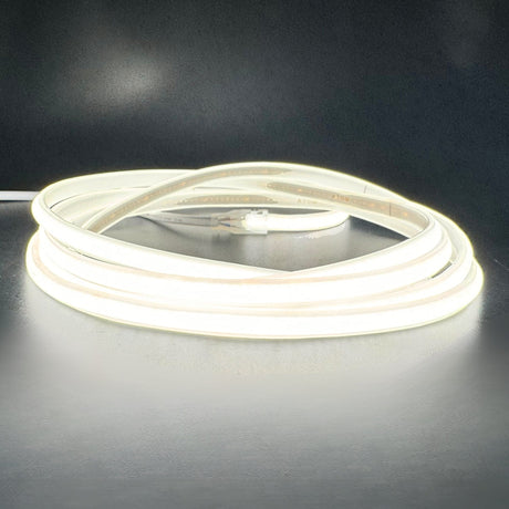 COB LED Strip 220V 240V Natural White 4000K 288 LEDs/m IP65 with UK Plug - UK LED Lights