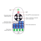 COB LED Strip 220V 240V WIFI Dimmer Controller with 23 - Key RF Remote Control 1500W for Brightness Adjustment - UK LED Lights