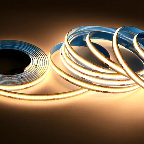 COB LED Strip Light Cool White 6000K 24V 352 LEDs/m IP20 Waterproof - UK LED Lights