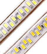 Cool White LED Strip 220V 240V 180LEDs/m SMD5730 IP65 with UK Plug - UK LED Lights