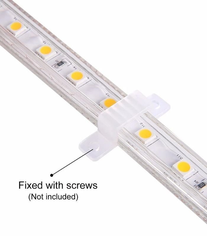 Cool White LED Strip 220V 240V 180LEDs/m SMD5730 IP65 with UK Plug - UK LED Lights