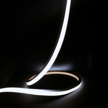 Cool White Neon Flex 6000K 16x16mm 220V 240V Top Bend IP65 10cm Cut with UK Plug - UK LED Lights