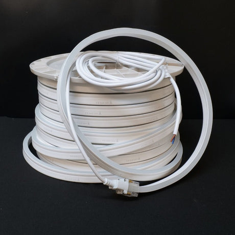 Cool White Neon Flex 6000K 24V 10x20mm IP67 Waterproof 12.5cm Cut - UK LED Lights