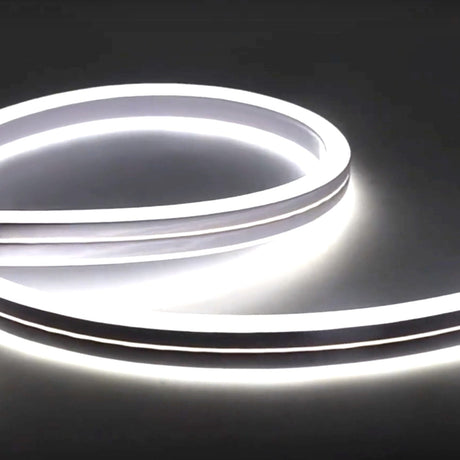 Cool White Neon Flex Double Side 220V 240V 120LED/m 8x16mm IP67 Waterproof Full Kit - UK LED Lights