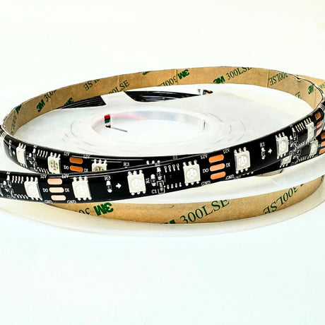 Digital Pixel RGB LED Strip 12V WS2811 Addressable 5050 60LED/m IP20 5 Metre - UK LED Lights