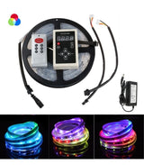 Digital Pixel RGB LED Strip 12V WS2811 Addressable 60LED/M 5 Metre IP65 5 Metre Kit - UK LED Lights