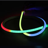 Digital Pixel RGB Neon Flex 24V Addressable 16x16mm IP65 Waterproof WS2811 10cm Cut - UK LED Lights