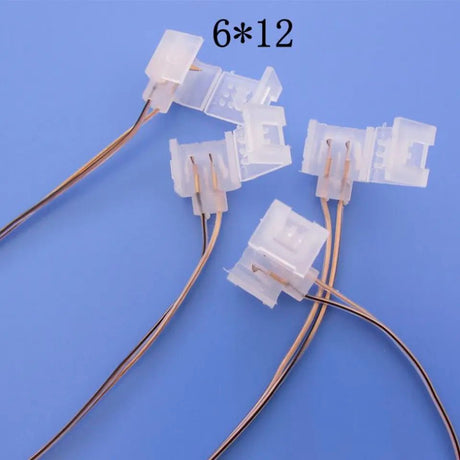 LED Neon Flex 12V/24V Non Welding Wire Connector for 6x12mm Single Colour Neon Flex - UK LED Lights