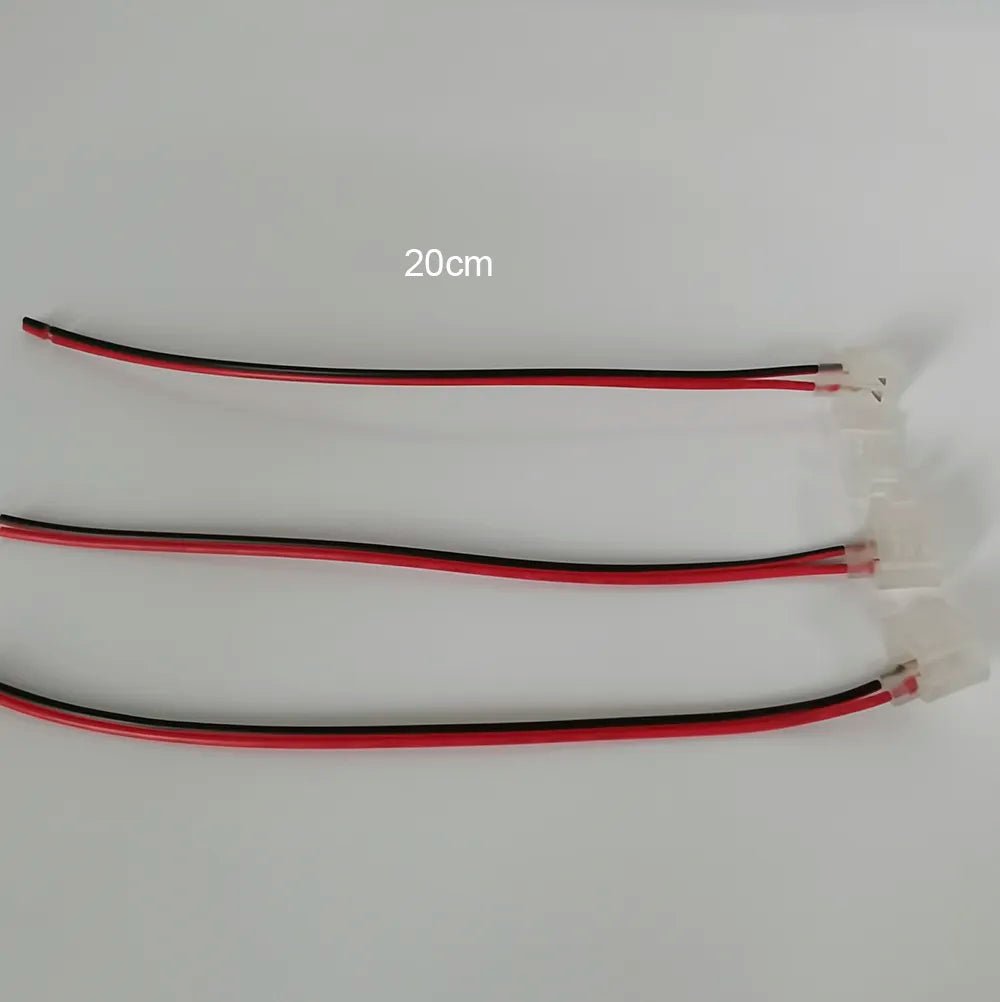 LED Neon Flex 12V/24V Non Welding Wire Connector for 6x12mm Single Colour Neon Flex - UK LED Lights