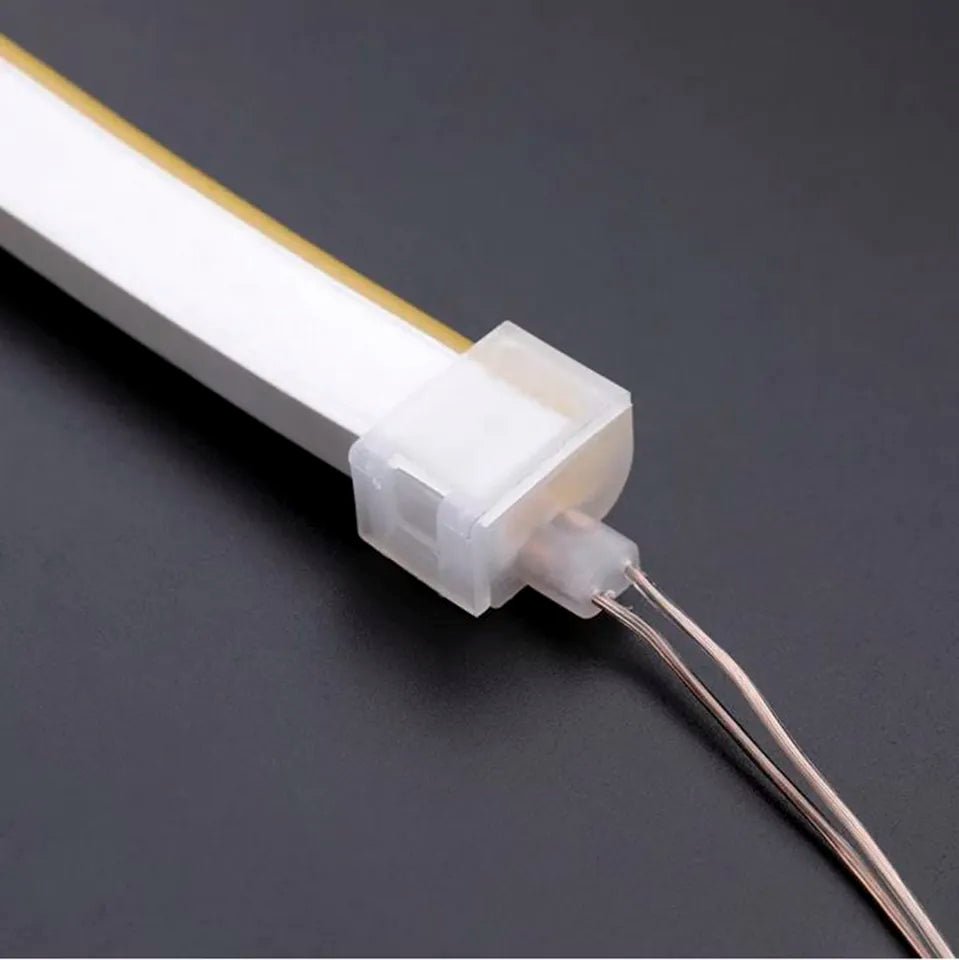 LED Neon Flex 12V/24V Non Welding Wire Connector for 6x12mm Single Colour Neon Flex - UK LED Lights