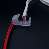 LED Neon Flex 12V/24V Non Welding Wire Connector for 6x12mm Single Colour Neon Flex - UK LED Lights