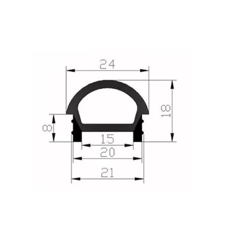 LED Neon Flex & LED Strip Silicone Cover Curve Body Flexible Bendable 15x20mm - UK LED Lights