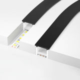 LED Strip Black Silicone Neon Flex Profile Cover Body Flexible Bendable 20x20mm - UK LED Lights