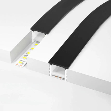 LED Strip Black Silicone Neon Flex Profile Cover Body Flexible Bendable 30x20mm - UK LED Lights