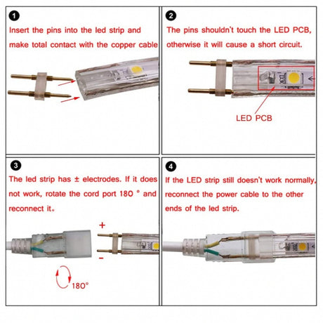 LED Strip Light 220V 240V SMD 5730 180LEDs/m 23 - Key RF Remote Control 1500W Dimmer Transformer for Brightness Adjustment - UK LED Lights