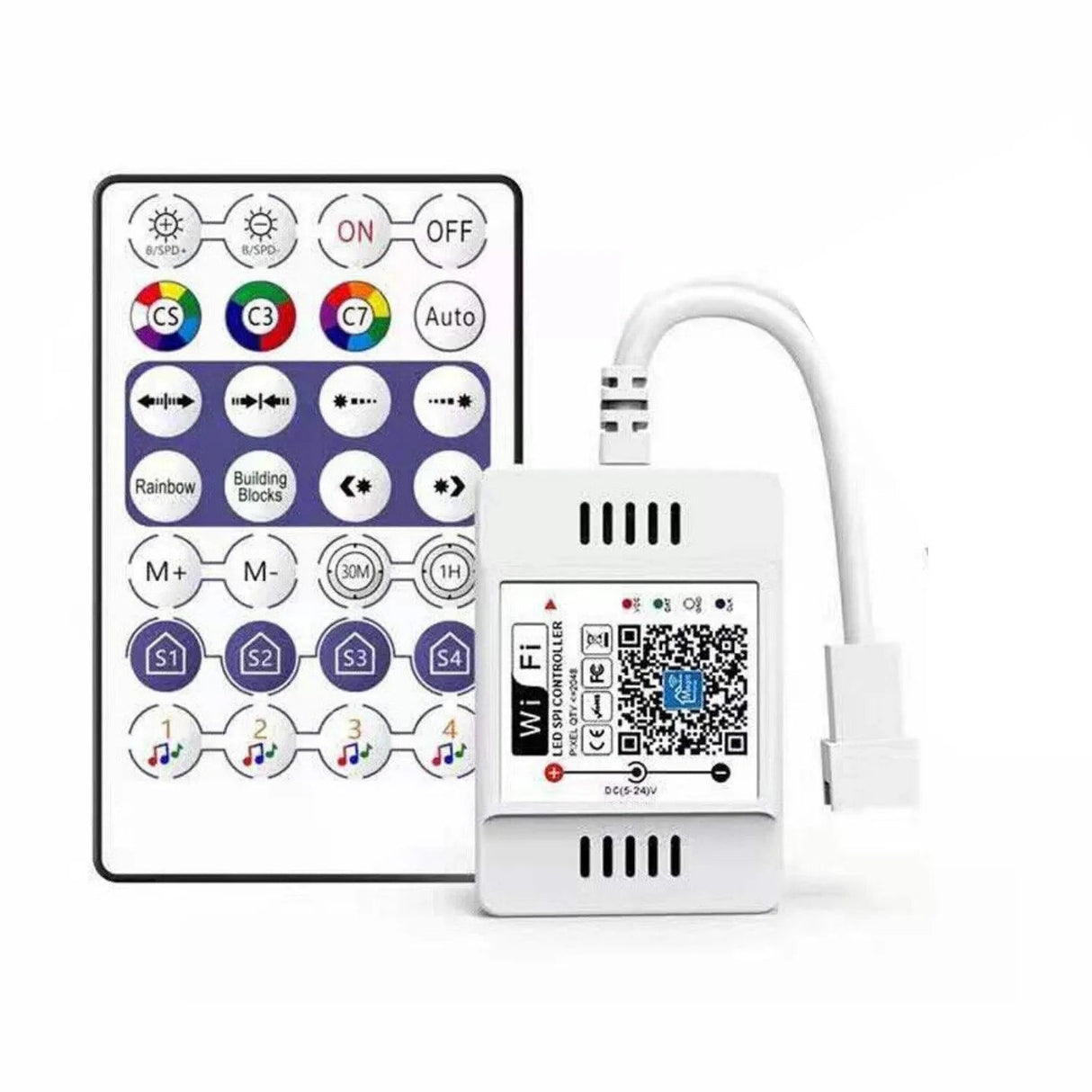 Magic Home Digital Pixel RGB Controller 12V/24V WiFi Pixel Controller for WS2811 WS2812 - UK LED Lights