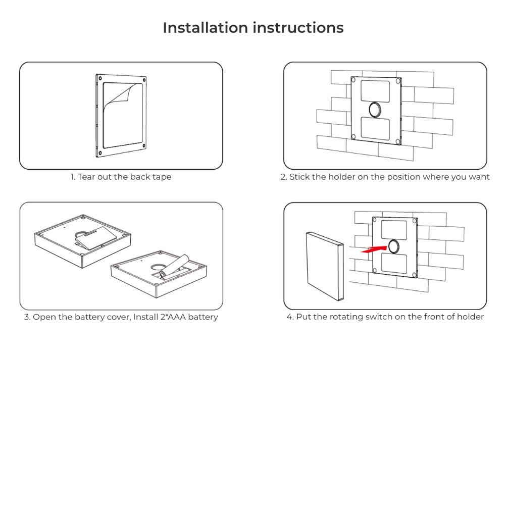 Miboxer B0 Wall Mount Panel Remote RGB+CCT - UK LED Lights