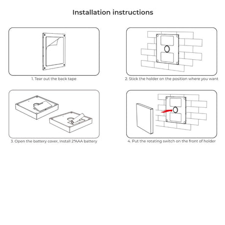 Miboxer B0 Wall Mount Panel Remote RGB+CCT - UK LED Lights