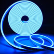 Mini Blue LED Neon Flex 6x12mm 12V 120LEDs/m IP65 Waterproof 2.5cm Kit - UK LED Lights