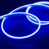 Mini Blue LED Neon Flex DC 12V 6x12mm 120LED/m IP65 Waterproof 1cm Cut - UK LED Lights