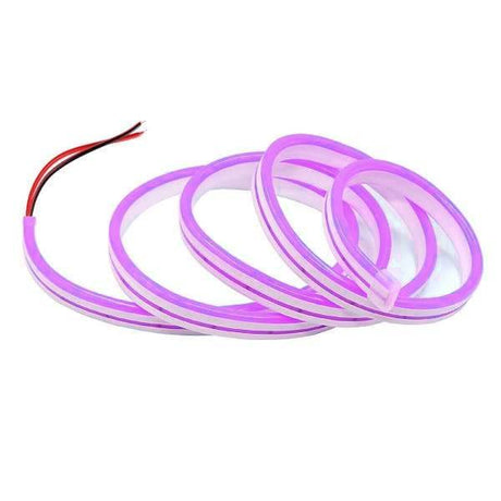 Mini Pink LED Neon Flex 12V 6x12mm 120LED/m IP65 Waterproof 1cm Cut - UK LED Lights