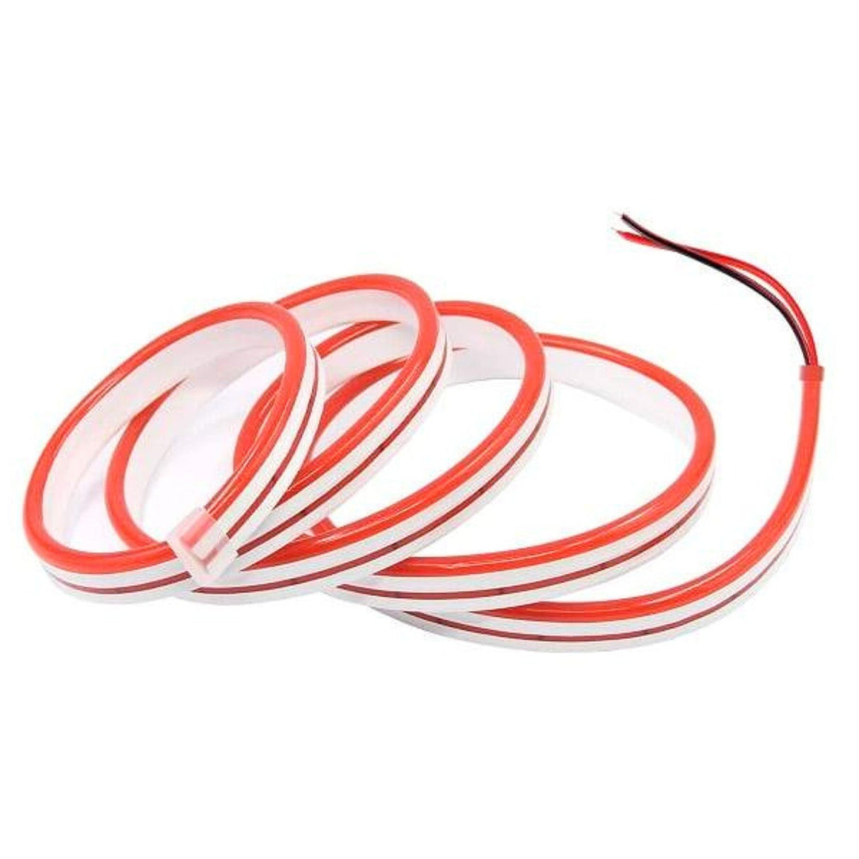 Mini Red LED Neon Flex 12V 6x12mm 120LED/m IP65 Waterproof 1cm Cut - UK LED Lights