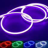 Mini RGB Neon Flex 6x12mm 12V IP65 Waterproof 5cm cut 5m Kit - UK LED Lights