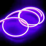 Mini RGB Neon Flex 6x12mm 12V IP65 Waterproof 5cm cut 5m Kit - UK LED Lights