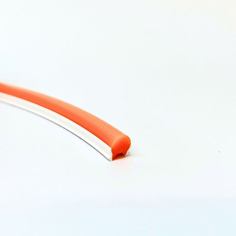 Orange Silicone Neon Flex Tube Diffuser Body for LED Strip Lights Neon Signs 8mm - UK LED Lights