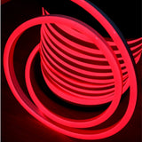 Red LED Neon Flex 220V 240V 8x16mm 120LEDs/m IP65 Waterproof with UK Plug - UK LED Lights