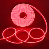 Red Neon Flex 12V 6x12mm 120LEDs/m IP65 Waterproof 2.5cm Cut - UK LED Lights