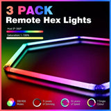 RGB Hexagrid LED Hexagon Ultrabright LED Multicolour Hex Lights - Eight Hex Grid - UK LED Lights